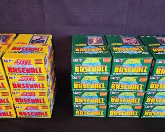 Score Baseball Trading Cards Lot Two 