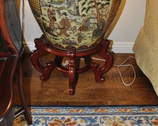 Antique Japanese cloisonne urn