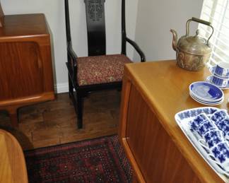 (8) Mid Century Modern dining chairs - Chin Hua Ebonized by Raymond Sobota