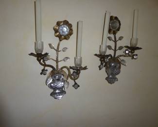 Mid-Century Italian Gilt Sconces