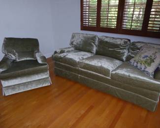 Hickory Sofa and 2 Chairs