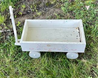 HAND-MADE WOODEN WAGON