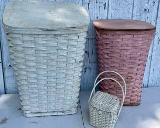 VINTAGE/ANTIQUE HAMPERS, BASKET