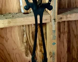 ANTIQUE WROUGHT IRON STAND