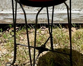 ANTIQUE ICE CREAM PARLOR STOOL