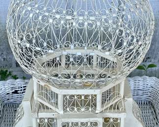 ANTIQUE MITAL BIRD CAGE