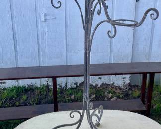 WROUGHT IRON DISPLAY