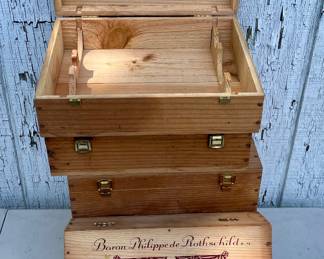 THREE-BOTTLE WINE CHESTS (6-AVAILABLE)