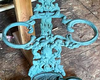 ANTIQUE WROUGHT IRON UMBRELLA STAND