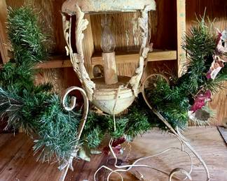 VINTAGE/ANTIQUE LANTERN CENTERPIECE