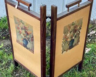 ANTIQUE THREAD STORAGE SCREEN