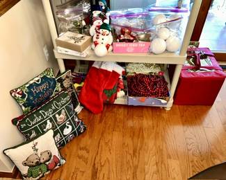 Christmas decor (some SOLD), pillows