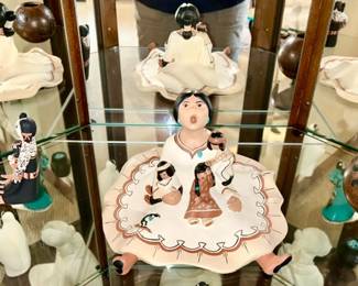 Southwest Storyteller pottery figurines and misc. Southwest collectibles