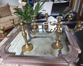 Brass Candelabras