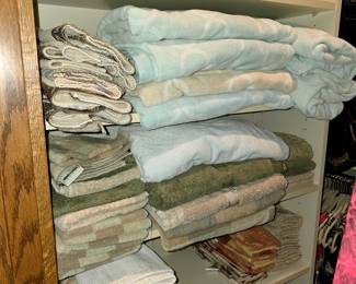 Bath linens. Table linens