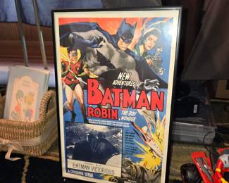 Batman & Robin framed Movie Poster