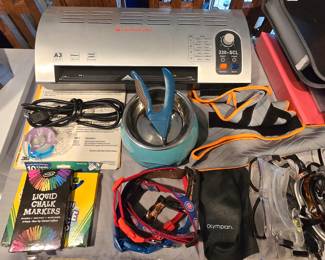 laminater. Dog accessories. Swim accessories