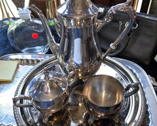 Keni silver plate tea set