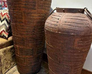 Massive Metal Urns