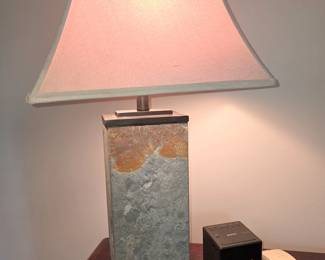 Slate lamp