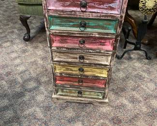 Multi Drawer Painted Cabinet