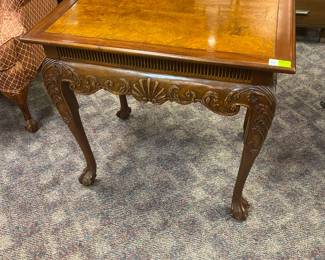 Ball and Claw Chippendale Tea Table