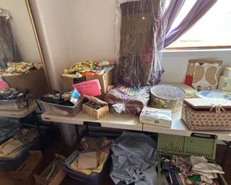 Fabrics and sewing materials