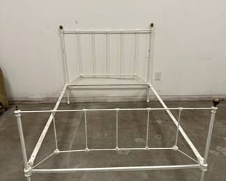 Antique Iron bed- full size. Very charming. 