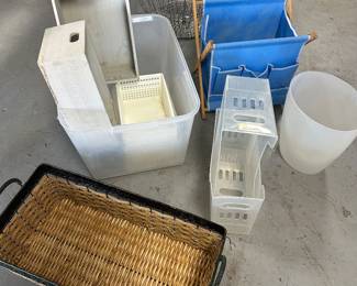 Containers! More thank shown here and cheap. Get it organized! 