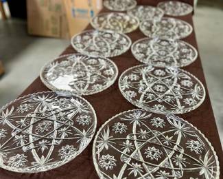 Lots of Anchor Hocking “Star of David” pattern.  