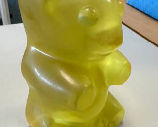Vintage Gummy bear bookend . You know who to give this to. 