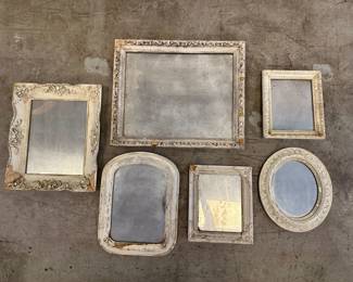 Vintage mirror wall decor. 