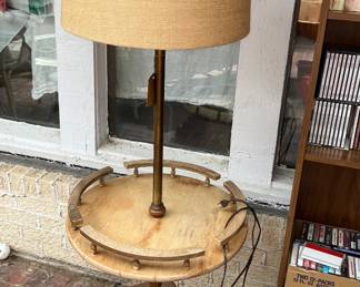 Vintage floor lamp/table