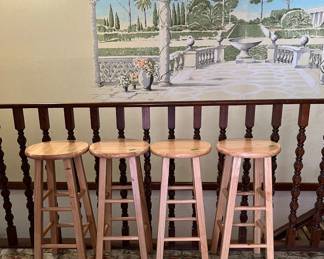 Four bar stools