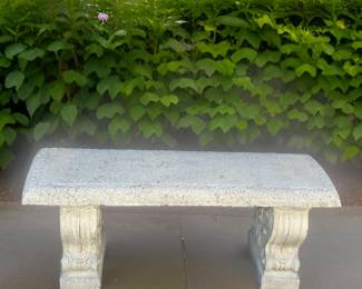 Concrete Garden Bench ~ Bid #20