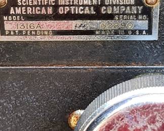 ophthalmometer by Spencer lens company 