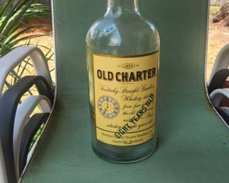 empty old crow gallon