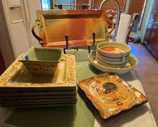 Some of the colorful kitchen offerings.