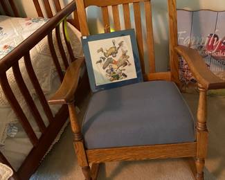 Yet another antique rocker. Goldilocks would have had plenty to choose from! They are all nice.