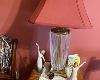 Nice crystal base lamp