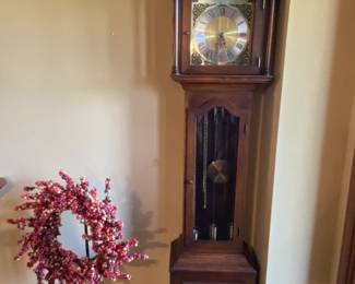 Grandmother clock. It chimes and keeps good time.