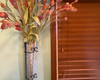 One of a number of interesting and colorful wall pieces.