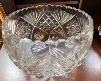 Nice cut glass bowl