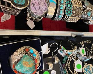 A selection of cuff bracelets.