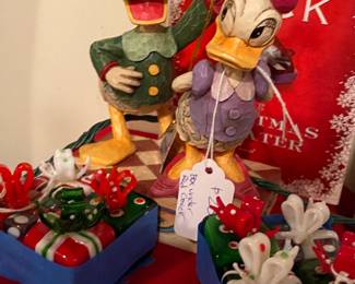 Donald and Daisy are telling folks to come to this sale!