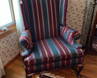 Nice upholstered wingback chair