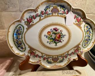 Lovely antique platter - just a sample of many sets and china patterns