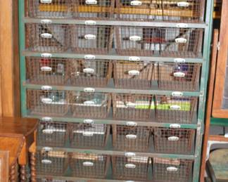  Vintage original, clean wire locker set. 