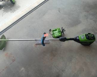 $80 - Greenworks battery operated weed eater 