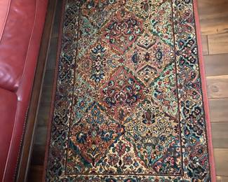 #37 - $80 - Rug carpet wool 36x6' with fringes 